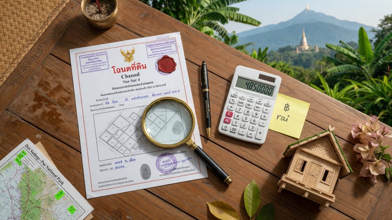 เช็กลิสต์ 10 ข้อ ก่อนซื้อที่ดินเชียงใหม่ ปี 2568
