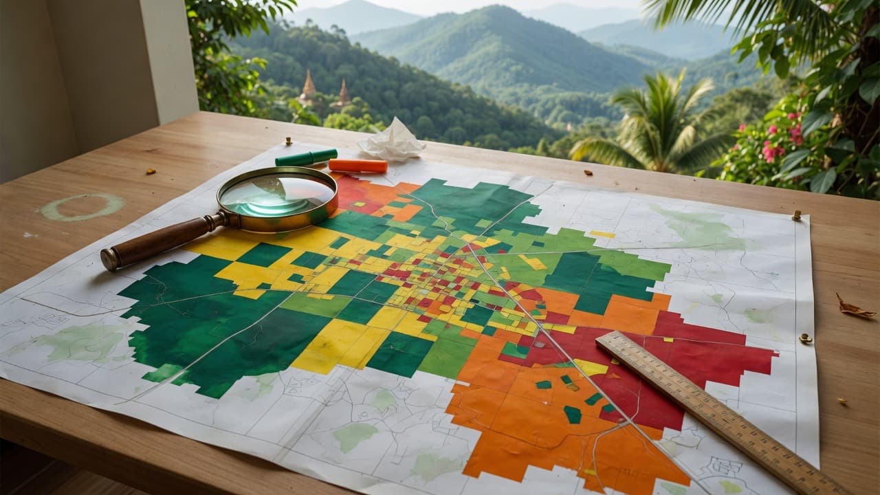 ผังเมืองเชียงใหม่ สีผังเมืองบอกอะไร — เช็กก่อนซื้อ-ขายที่ดิน