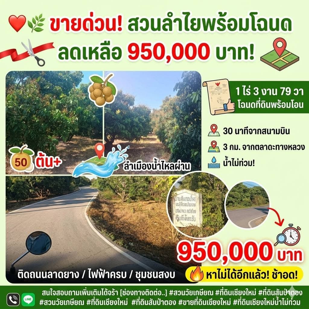 ที่ดินสันป่าตอง เชียงใหม่ อยู่ที่ Amphoe San Pa Tong, จังหวัดเชียงใหม่