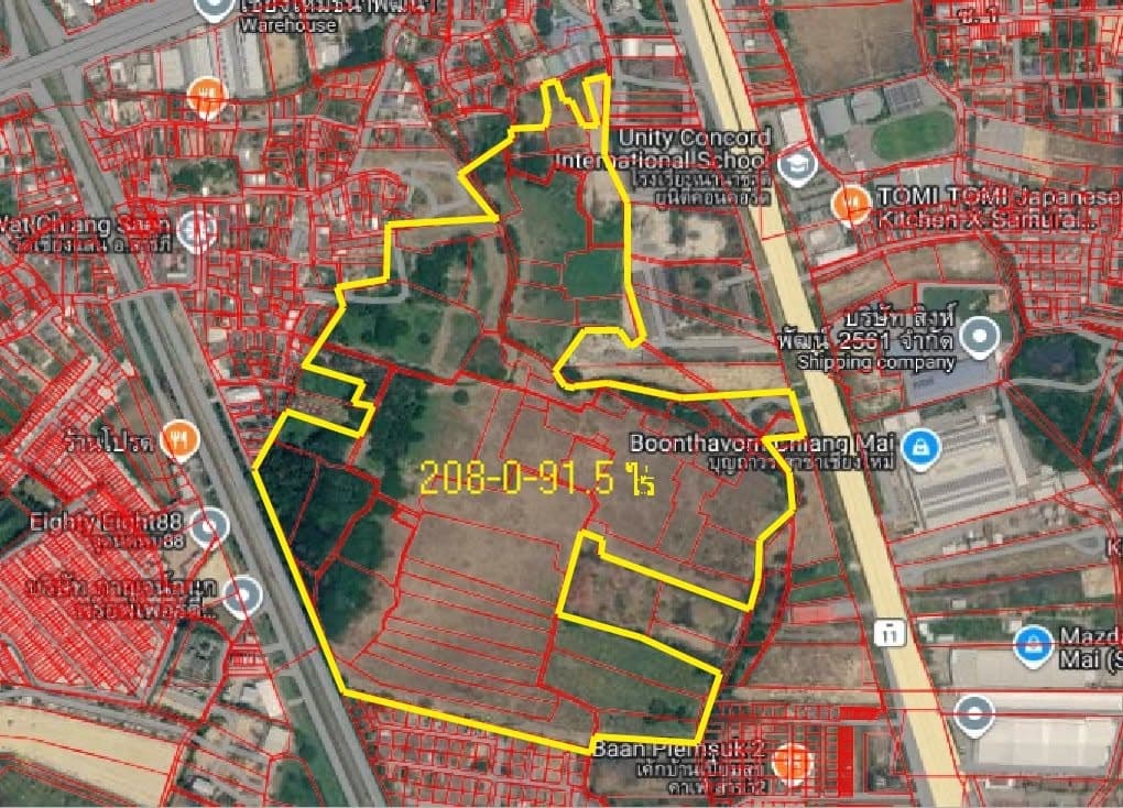 LAA628 ขายที่ดินเปล่า(วิวทุ่งนา) 208 ไร่ ต.ไชยสถาน อ.สารภี จ.เชียงใหม่