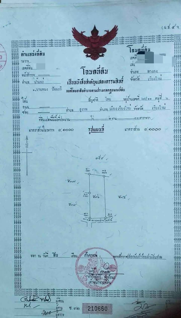 **ขายที่ดินสวย ทำเลดี ต.น้ำแพร่ - หางดง เชียงใหม่**